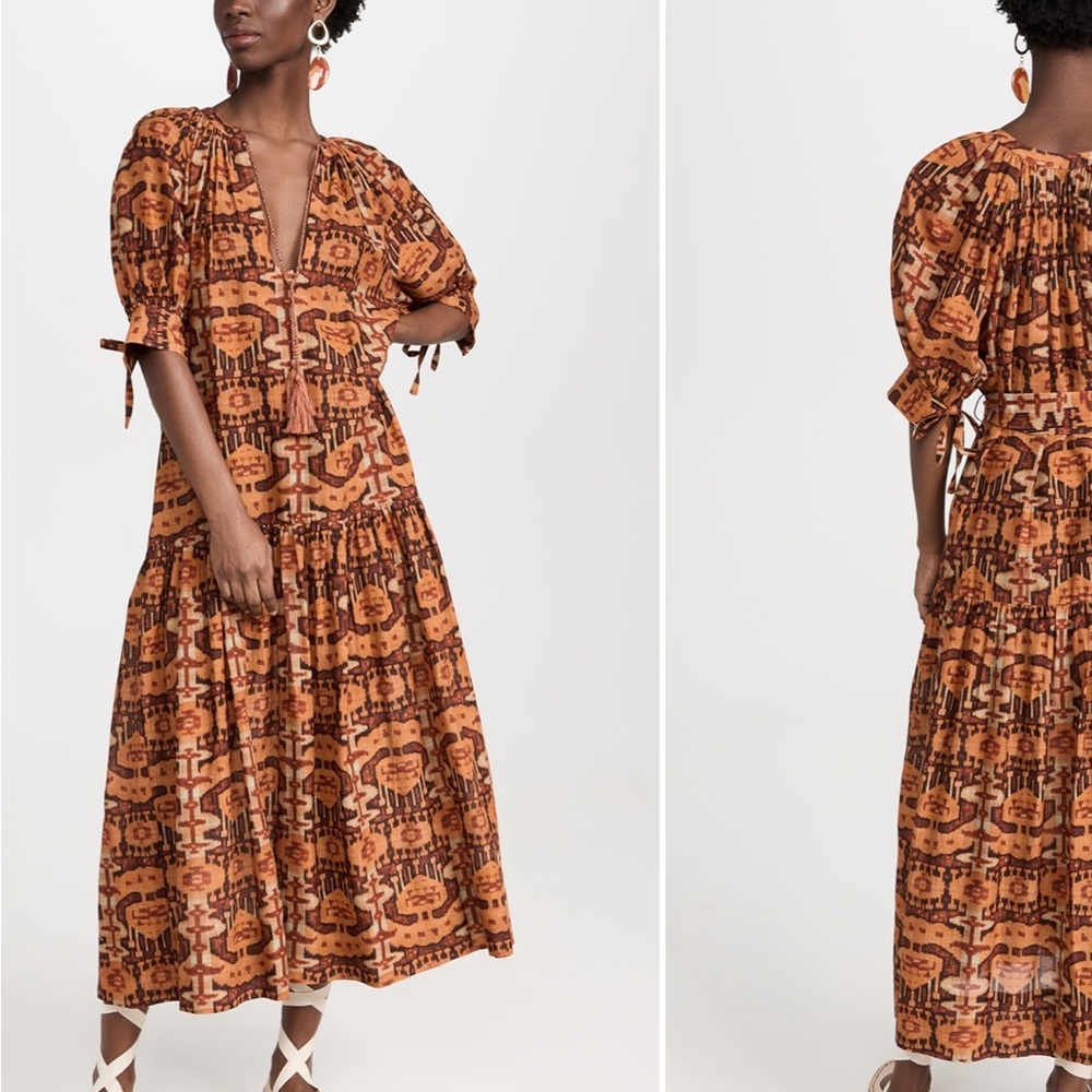 Ulla Johnson sz M Selena Dress cover up in Oak - Picture 2 of 12